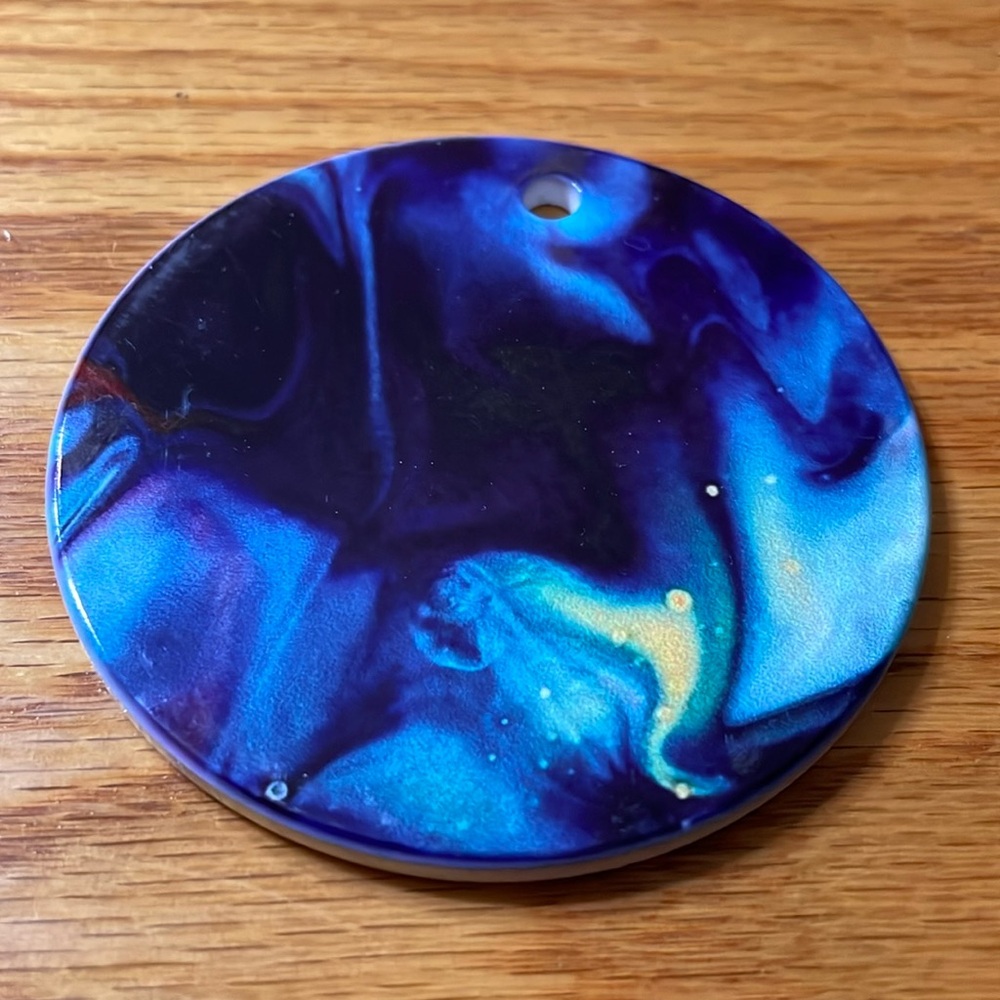 Marble round ornament 2.95 round sublimation